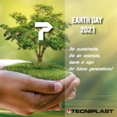 Earth Day 2021 : soyez durable, soyez un exemple, soyez Tecniplast